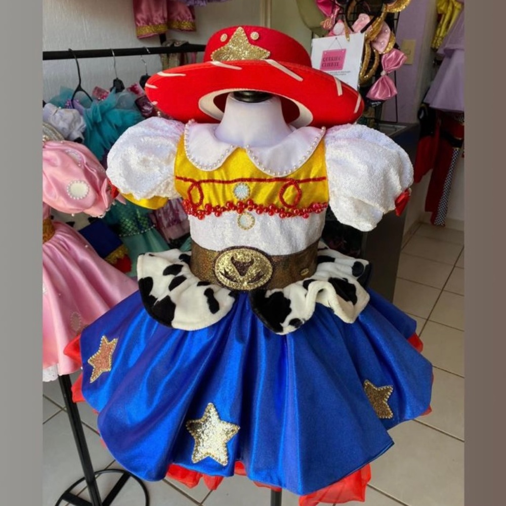 Girls Party Dress for Toy Story Jessie